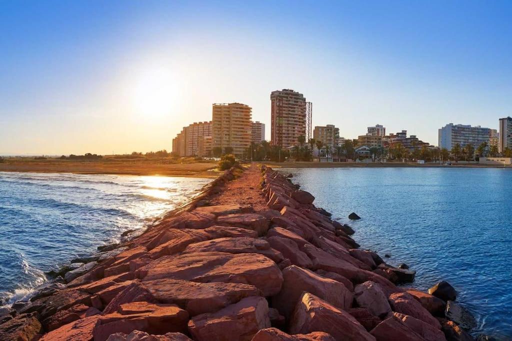 La Llar45 , Relajate Junto Al Mar Apartment Playa Pobla de Farnals Ngoại thất bức ảnh