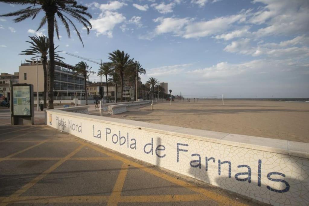 La Llar45 , Relajate Junto Al Mar Apartment Playa Pobla de Farnals Ngoại thất bức ảnh